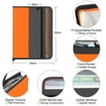 thumbnail image 2 of Expanding File Folder 13 Pockets with Zipper Closure, TRANBO Accordion File Organizer Letter Size/A4 Plastic Portable Document Organizer (Orange), 2 of 6