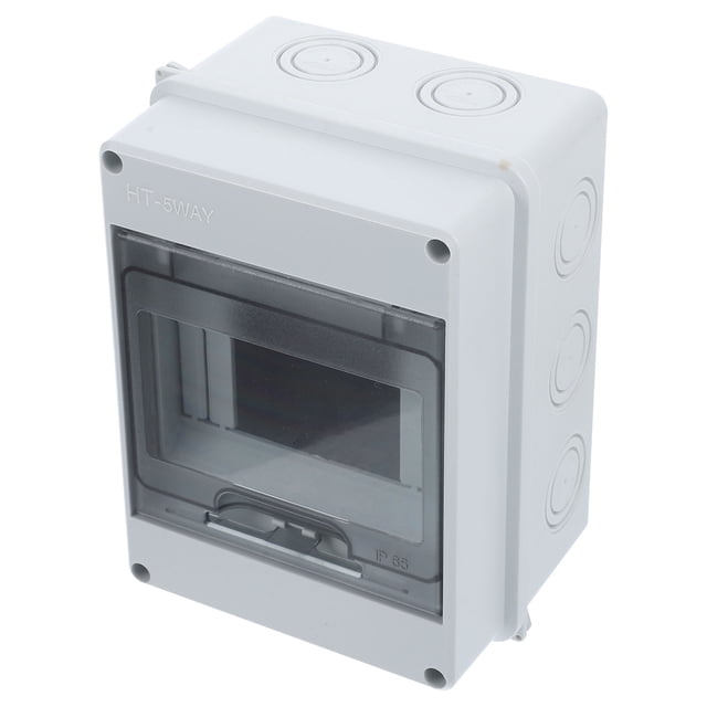 AURARMLET Distribution Protection Box Circuit Breaker Protection Grey 1Set for General Users