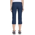 thumbnail image 3 of Eddie Bauer Women's Rainier Capris Pants  10/Med Indigo, 3 of 3