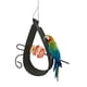 thumbnail image 4 of Comedero para pájaros, artesanía de Metal, comedero para pájaros colgante con soporte para frutas, adorno decorativo de jardín para patio y jardín al aire libre, 4 of 8