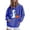 Dark Blue(New), variant on Women's Fashion Sportswear Hooded And Winter Clothing Long Sleeved Comfortable Fall Trendy Sweatshirt