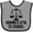 Heather and Black, variant on Inktastic Mommy Little Co Counsel Lawyer Boys or Girls Baby Bib