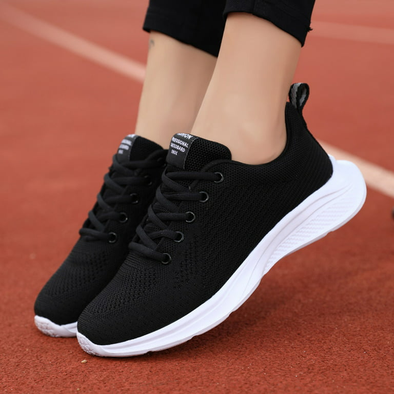 New Trend Ladies Walking Lace-up Sneaker Shoes for Ladies Women