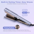 thumbnail image 4 of 25mm Aima Beauty Curling Iron, 2 Barrel Deep Wave Hair Crimper and Waver for Loose Waves, Ion Hair Styling Tool, Fast Heat Up, Purple, 4 of 9