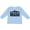AE-Light Blue, variant on Inktastic Miami Skyline Grunge Boys or Girls Long Sleeve Toddler T-Shirt