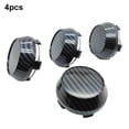 thumbnail image 3 of For wheel Center Cap Universal Rim Chrome 4x Hub Cap 60mm No Logo Black Base, 3 of 10