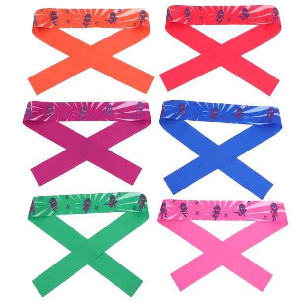 6 diademas ninja, diadema samurái, diadema ninja, diadema samurái decorativa.