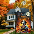 thumbnail image 5 of Halloween Dachshund Pumpkin Garden Flag, Double-Sided, 5 of 7