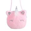 thumbnail image 2 of Bolsa Niños felpa dibujos animados Licorne cremallera mini casual bandolera (rosa) Likrtyny Para Estrenar, 2 of 7