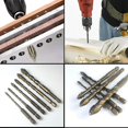 thumbnail image 7 of Wondolla Drill Bits, Four Blade Serrated Eccentric Drill Bits, 4 Flute Drill Bit Set, 4 Flute Tungsten Carbide Serrated Offset Drill Bit, High-Hardness Four Edge Masonry & Metal DrillBits (2SET), 7 of 7