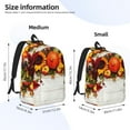 thumbnail image 3 of Yiaed Thanksgiving With Autumn Print Backpack, Premium Laptop Backpack, Travel Backpack for Women, Lightweight Backpacks, Comfortable Back Pack-Medium, 3 of 7