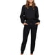 thumbnail image 2 of Puntoco - Conjunto de traje de pantalón largo de dos piezas para mujer, color sólido, manga larga, bolsillo con cordón Puntoco Puntoco-4873, 2 of 6