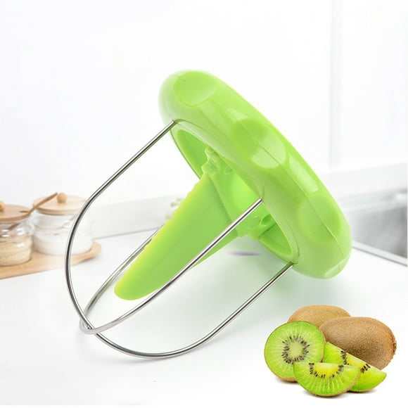 Meitianfacai Kiwi Fruit Peeler And Corer Kitchen Gadget For Easy Slicing And Peeling With Ergonomic Design And Food Grade Plastic Construction For Safe And Efficient Fruit Preparation (Green)
