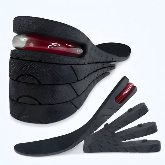 TELOLY 1 Pair Shoe Insole Invisible Breathable Removable Height Increasing Air Cushion Shoe Insole Heel Insert for Men Women