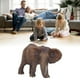 thumbnail image 5 of Modelo De Elefante, Modelo De Animales Salvajes, Sensación Realista Y Cómoda, Pintado A Mano Para El Hogar, 5 of 7