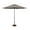 Cast Silver, variant on Simply Shade Aruba Modern Fabric Auto Tilt Market Umbrella in Bronze/Cast Silver
