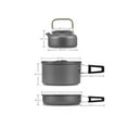 thumbnail image 2 of Camping Cookware Lightweight Cooking Pot with Ventilated Lid and Foldable Locking Handle Outdoor Camping Hiking and Picnic Suitable for Backpacking/Hiking/Camping, 2 of 7