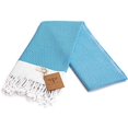 thumbnail image 7 of Smyrna Original Turkish Beach Towel  100% Genuine Cotton, Prewashed, 37 x 71 Inches  Peshtemal and Turkish Bath Towel for SPA, Beach, Pool, Gym and Bathroom Aqua, 7 of 7