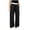 Black, variant on Teen Girls School Uniform Pants 5-15 Straight Leg Pull-On Sweatpants Multi-pocket Cargo Pants Black Size 11