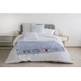 thumbnail image 3 of Simply Daisy Beach Huts Fleece Throw Blanket, Blue, Small Throw, 3 of 4