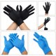 thumbnail image 4 of Soidarity Guantes de nitrilo impermeables para lavavajillas, multiusos, de PVC, para trabajo en jardín, 50 Uds., se mantienen secos y protegidos Cuerpo del baño azul METRO, 4 of 6