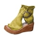 thumbnail image 2 of Sandalias de cuña de caña alta de moda de verano Sandalias romanas de boca de pez de suela gruesa Wmkox8yii sa4509, 2 of 6