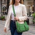 thumbnail image 5 of BadPiggies Nylon Shoulder Bag for Women Waterproof Crossbody Purse Casual Handbag with Adjustable Strap - Green, 5 of 9