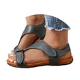 thumbnail image 3 of Fukaraa Women's Arch Support Sandals Orthotic Slip-On Adjustable Open Toe Casual Beach, 3 of 5