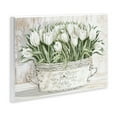 thumbnail image 2 of Stupell Industries White Tulip Flowers Fresh Vintage Country Tin Painting, 19 x 13, Design by Cindy Jacobs, 2 of 5