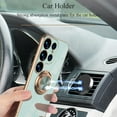 thumbnail image 5 of K-Lion for Samsung Galaxy S24 Ultra Plating Case,Glossy Shockproof Ring Holder Kickstand Slim Case Lightweight Military Grade Protective Cover Support Magnetic Car Mount for Galaxy S24 Ultra,Mint, 5 of 7