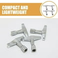 thumbnail image 3 of TEHAUX 4pcs Drum Keys Silver Aluminum Alloy Tuning Tools for Drums Performance, 3 of 8