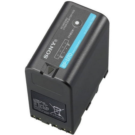 Sony BP-U70 Rechargeable Lithium-Ion Battery Pack for Professional Sony Camcorders and Cinema Cameras (International Model)