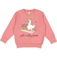 thumbnail image 2 of Inktastic Just a Silly Goose Toddler Sweatshirt, 2 of 4