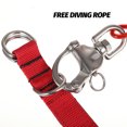 thumbnail image 4 of Soidarity Buceo Freediving Lanyard Cuerda de seguridad profesional cómoda Cuerdas de buceo firmes Natación Buceo Accesorios Hogar Deportes acuáticos Soidarity OD030911-00B, 4 of 6