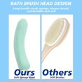 thumbnail image 3 of Long -handled shower back brush, 15.35 'Body brush, long back washing for men, 3 of 5