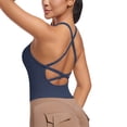 thumbnail image 5 of aidice Camisole Tops for Women Sleevless Strap Stretchy Yoga Tops Slim Workout Gym Tanks Solid Color, 5 of 7