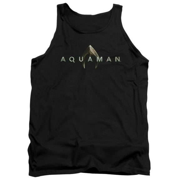 Aquaman Movie Logo Adult Tank Top Black