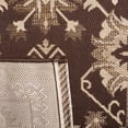 thumbnail image 6 of Safavieh Courtyard Angela Medallion Indoor/Outdoor Area Rug, Chocolate/Cream, 2'7" x 5', 6 of 10