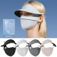 thumbnail image 1 of Xihbxyly Mascarilla de Seda de Hielo, Protección Solar Facial Completa, Diseño Ventilado con Abertura para La Nariz, Elegante Sombrero para El Sol con Parte Superior Hueca, Ideal para Ciclismo y Send, 1 of 3