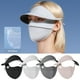 thumbnail image 1 of Fiudx Mascarilla de Seda de Hielo, Protección Solar Facial Completa, Diseño Ventilado con Abertura para La Nariz, Elegante Sombrero para El Sol con Parte Superior Hueca, Ideal para Ciclismo y Senderi, 1 of 3