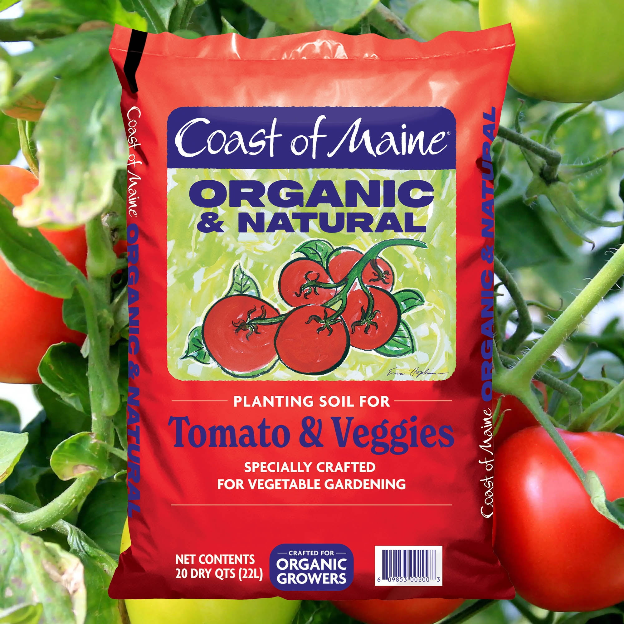 Coast of Maine Tomato & Vegetable Planting Soil, 20 qt - Mackey's