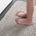 thumbnail image 3 of Bathroom Rug Microfiber Bath Mat ,Luxury Soft Shaggy Shower Rug,Non-Slip Absorbent Plush Floor Mats Runner Carpet for Bathtub Shower Bathroom Bedroom,Machine Washable, 3 of 6