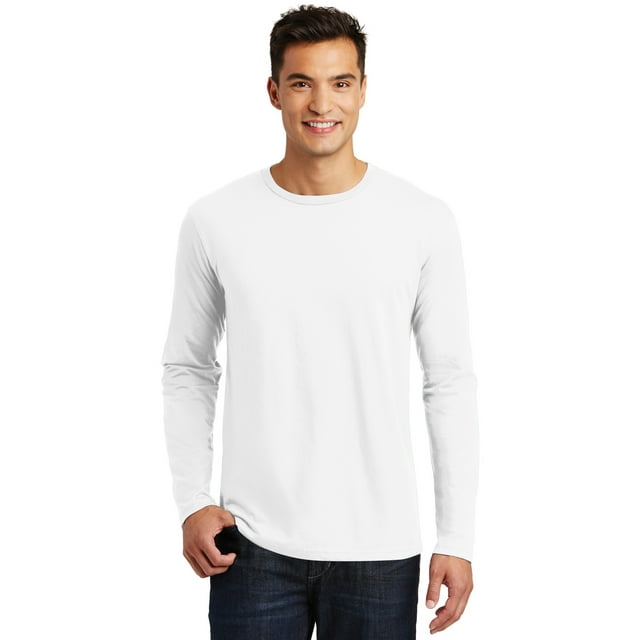 Camiseta de manga larga District ® Perfect Weight®. DT105 Distrito DT105