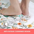 thumbnail image 5 of Cushioned Anti Fatigue Kitchen Mats for Floor, Spring Floral Kitchen Rug Mat, Flowers Kitchen Rugs and Runners Non Skid Washable, PVC Kitchen Sink Mat Set 2 Piece, 18'''' x 48'''' + 18'''' x 30'''', 5 of 6