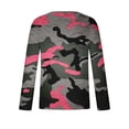 thumbnail image 5 of Patlollav Mens Camouflage Long Sleeve T-Shirt Casual Sports Blouse Tops, 5 of 5