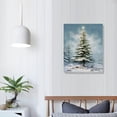 thumbnail image 3 of Nawypu  Vintage Christmas Canvas Wall art Decor Santa Claus with Tree Posters Wall Decor Christmas Classic Aesthetic Decor Modern Picture for Living Room Decor New Year Gifts, 3 of 4