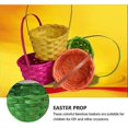 thumbnail image 3 of 4pcs Braided Easter Basket Mini Woven Rattan Baskets, 3 of 4