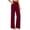 *Wine, variant on VBVC Women's High Waist Cotton-Linen Capri Pants,Wide Leg Cropped Trousers For Women,Ladies Summer Lightweight Beach Lounge Sweatpants with Pockets,Army Green,S-2XL