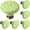 Grass Green, variant on 6 Pcs Grass Green Ceramic Cabinet Knobs, Retro Drawer Knobs, Vintage Round Handles for Cabinet, Drawer, Cupboard
