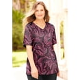 thumbnail image 2 of Catherines Women's Plus Size Suprema Short Sleeve V-Neck Tee, 2 of 5